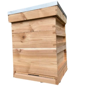 British Cedar National Hive Empty, Flat Pack - Delivered or Collected