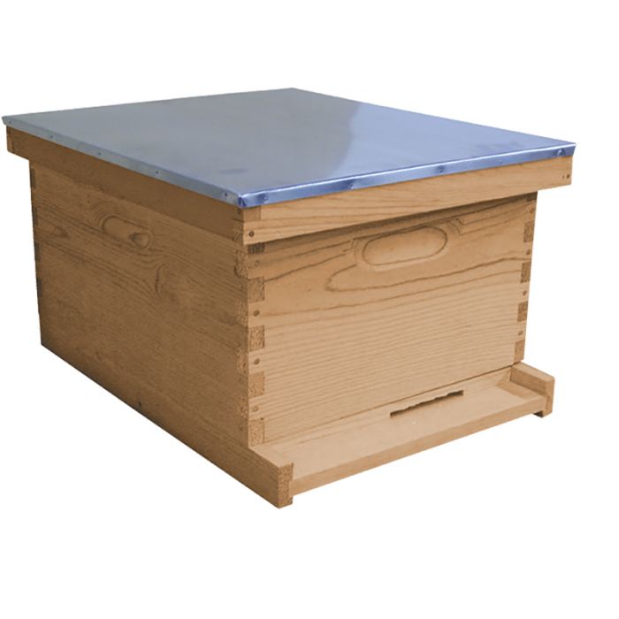 Unassembled 10-Frame langstroth hive kit (9 5/8") with Frames - Image 2