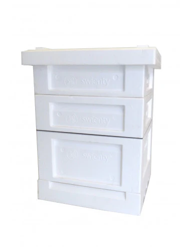 Swienty National Poly Hive Complete with frames and foundation