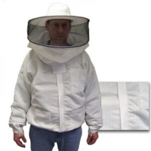 ventilated jacket for beekeeping protection